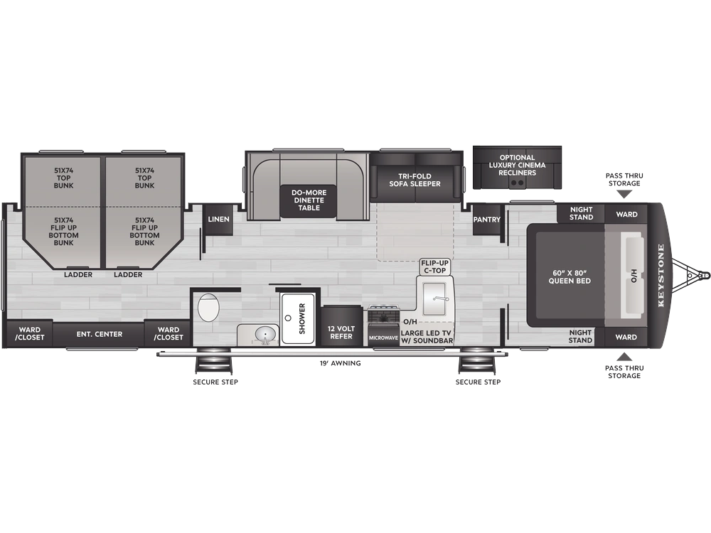 2026 Keystone RV Passport Super Lite Passport Super Lite 3401QD alt