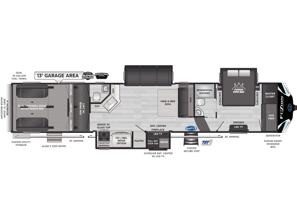2026 Keystone RV Fuzion Fuzion 428 alt