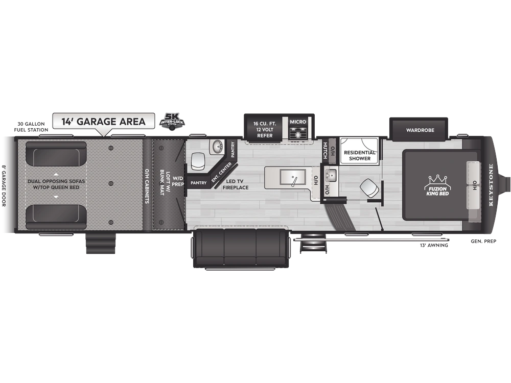 Keystone RV Fuzion Impact Edition Fuzion Impact Edition 367 2026 alt