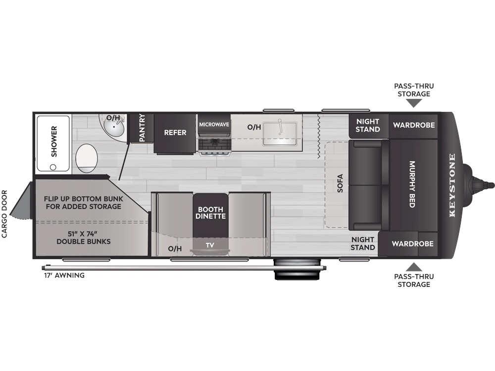 Keystone RV Bullet Classic Bullet Classic 2140BHWE 2026 alt