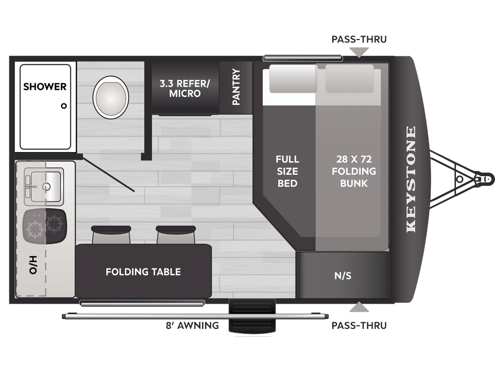 Keystone RV Springdale Mini Springdale Mini 1310RK 2026 alt