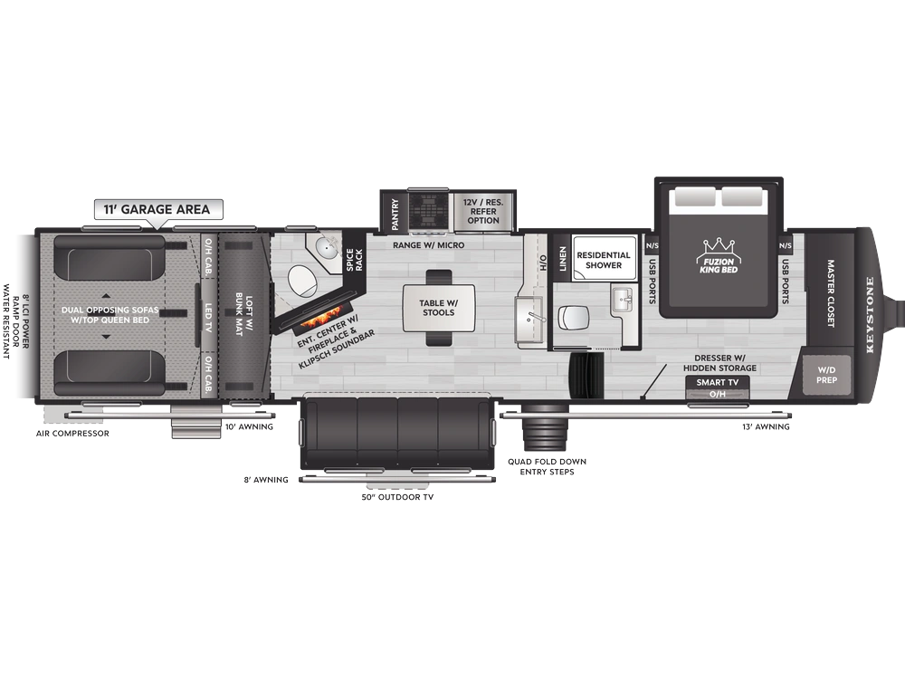 Keystone RV Fuzion Fuzion 373 2026 alt