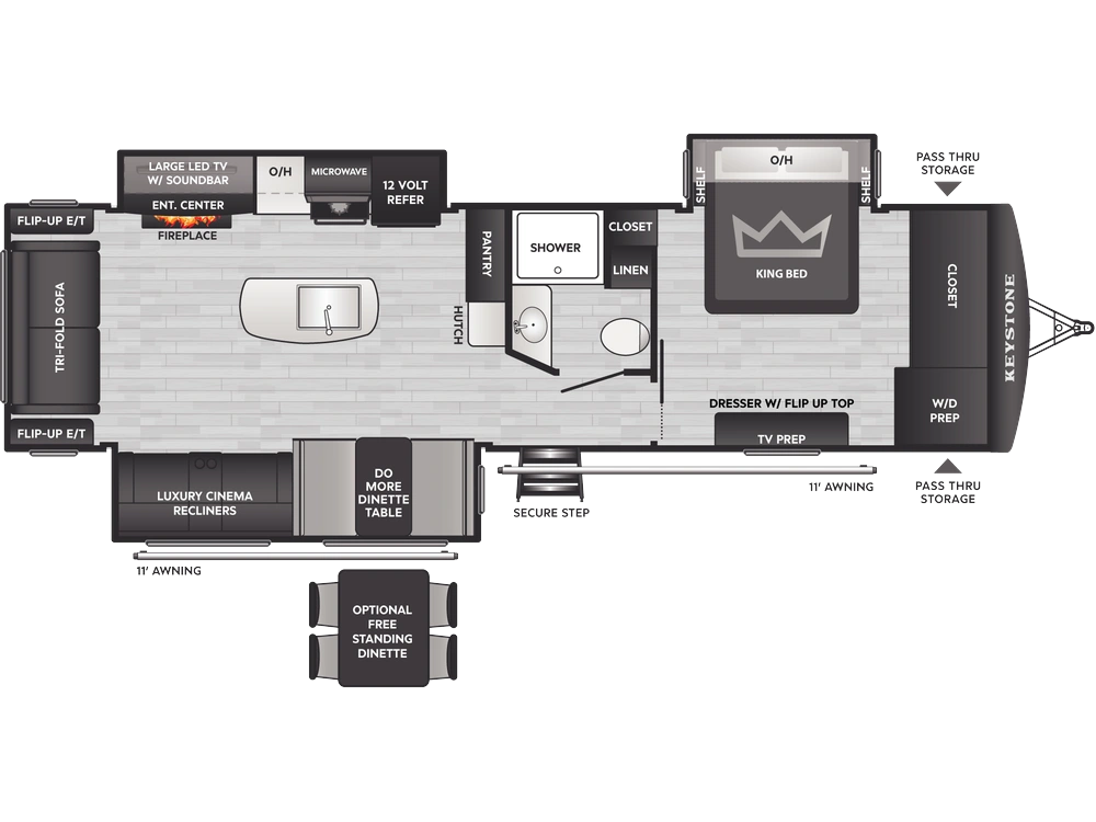 Keystone RV Passport Passport 3100RE 2026 alt