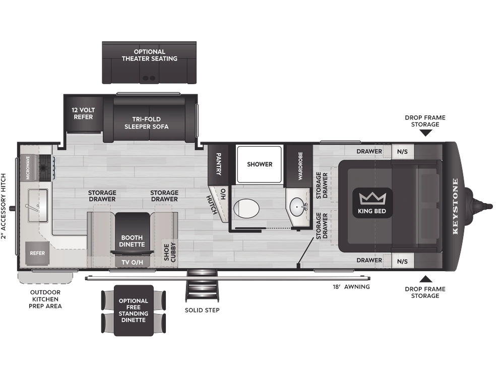 Keystone RV Cougar Half-Ton Cougar Half-Ton 25MLE 2026 alt