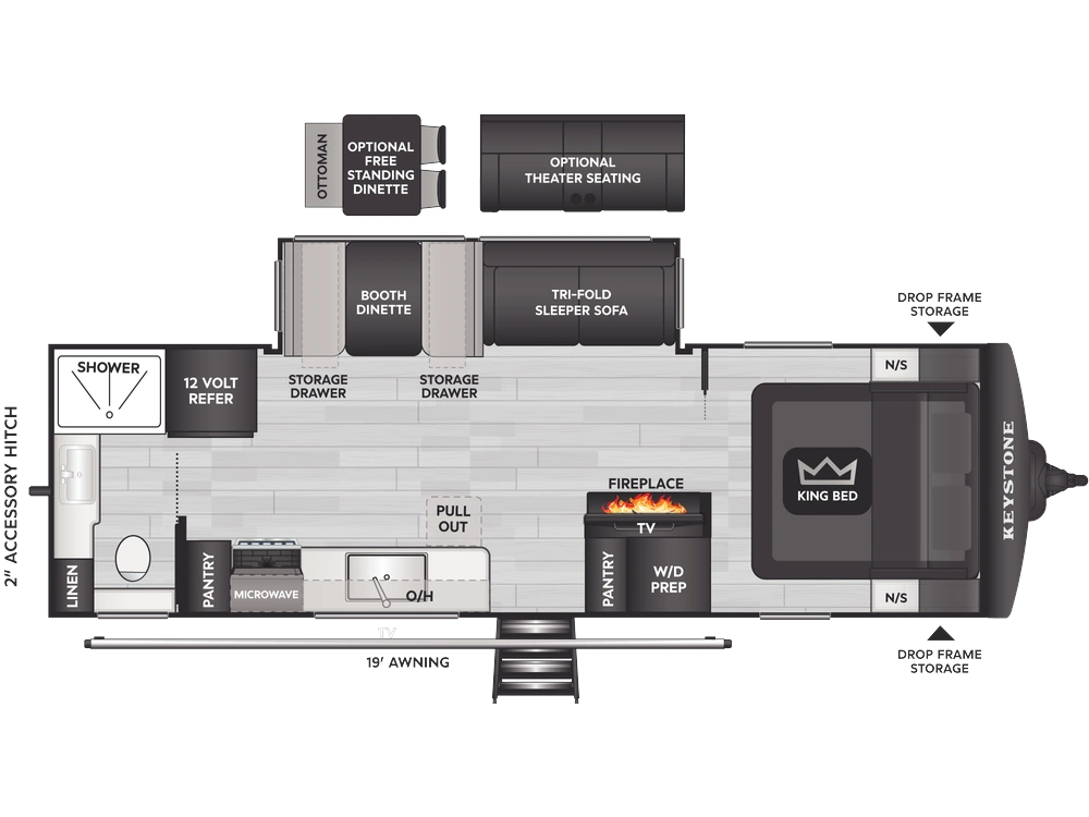 Keystone RV Cougar Half-Ton Cougar Half-Ton 26LBW 2026 alt