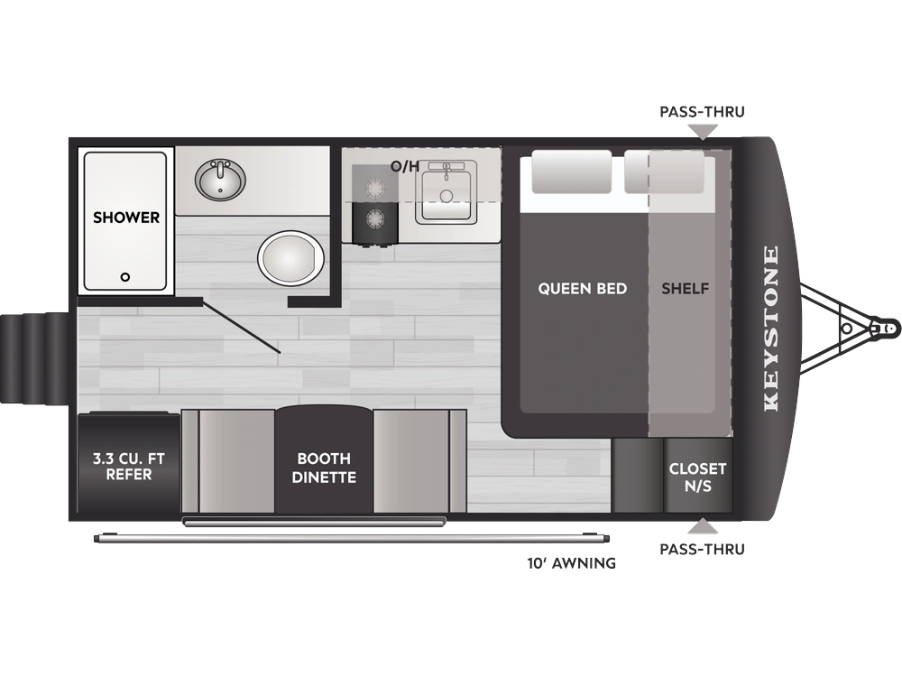 Keystone RV Hideout Mini Hideout Mini 140RE 2026 alt