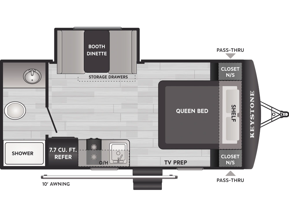 Keystone RV Hideout Mini Hideout Mini 179RB 2026 alt