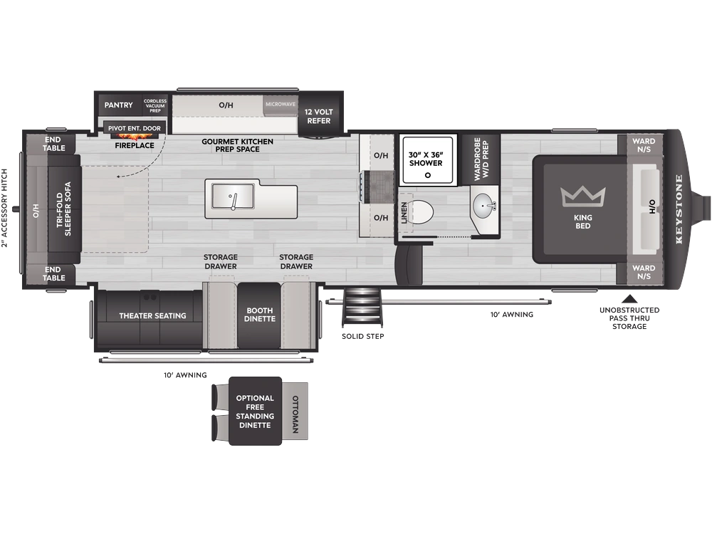 2026 Keystone RV Cougar Half-Ton Cougar Half-Ton 28RLI alt