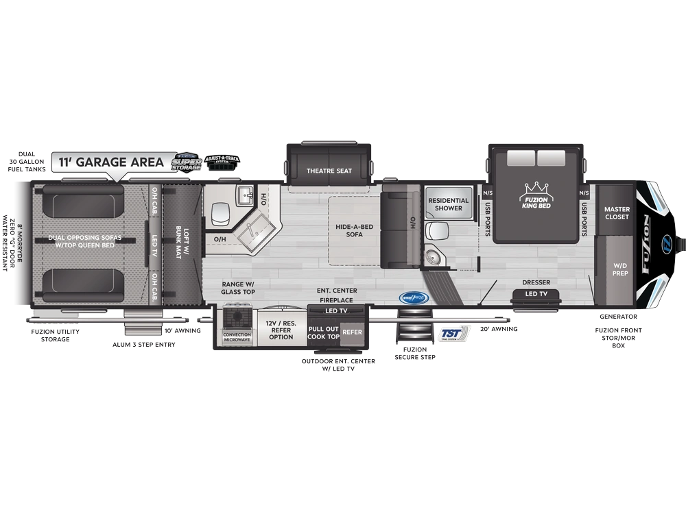 2026 Keystone RV Fuzion Fuzion 379 alt