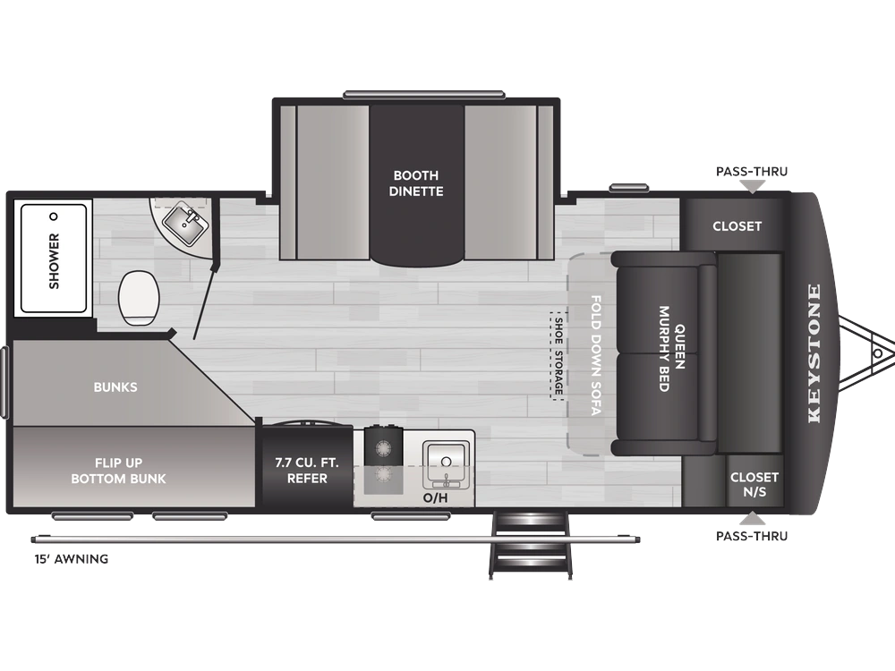 2026 Keystone RV Hideout Mini Hideout Mini 181BH alt