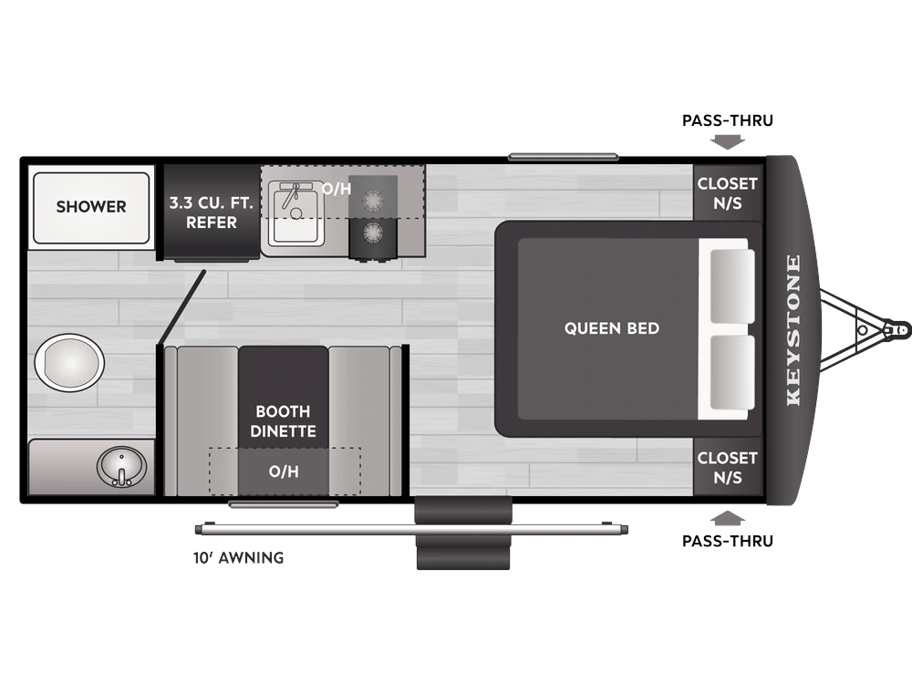 2026 Keystone RV Hideout Mini Hideout Mini 178RB alt