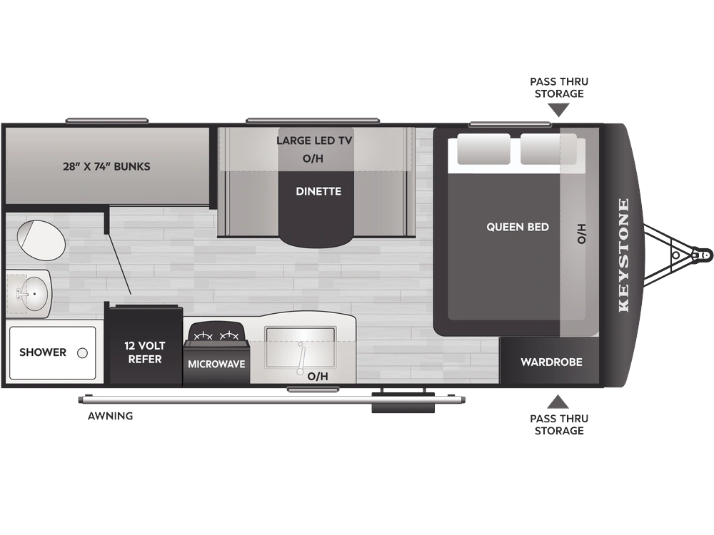 2026 Keystone RV Passport Classic Travel Trailers Passport Classic Travel Trailers 170BHWE alt