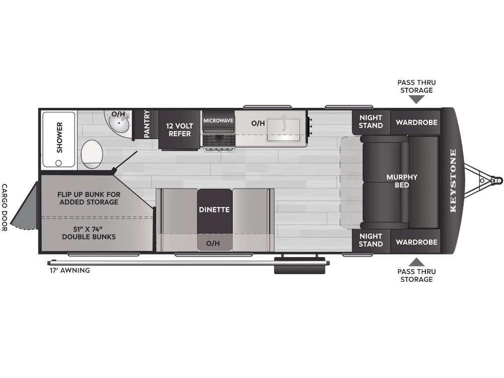 2026 Keystone RV Passport Classic Travel Trailers Passport Classic Travel Trailers 214BH alt