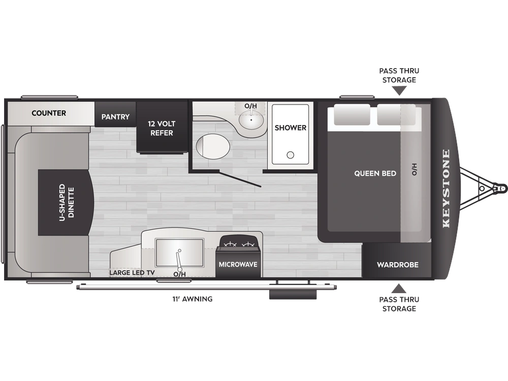Keystone RV Passport Classic Travel Trailers Passport Classic Travel Trailers 190RD 2026 alt