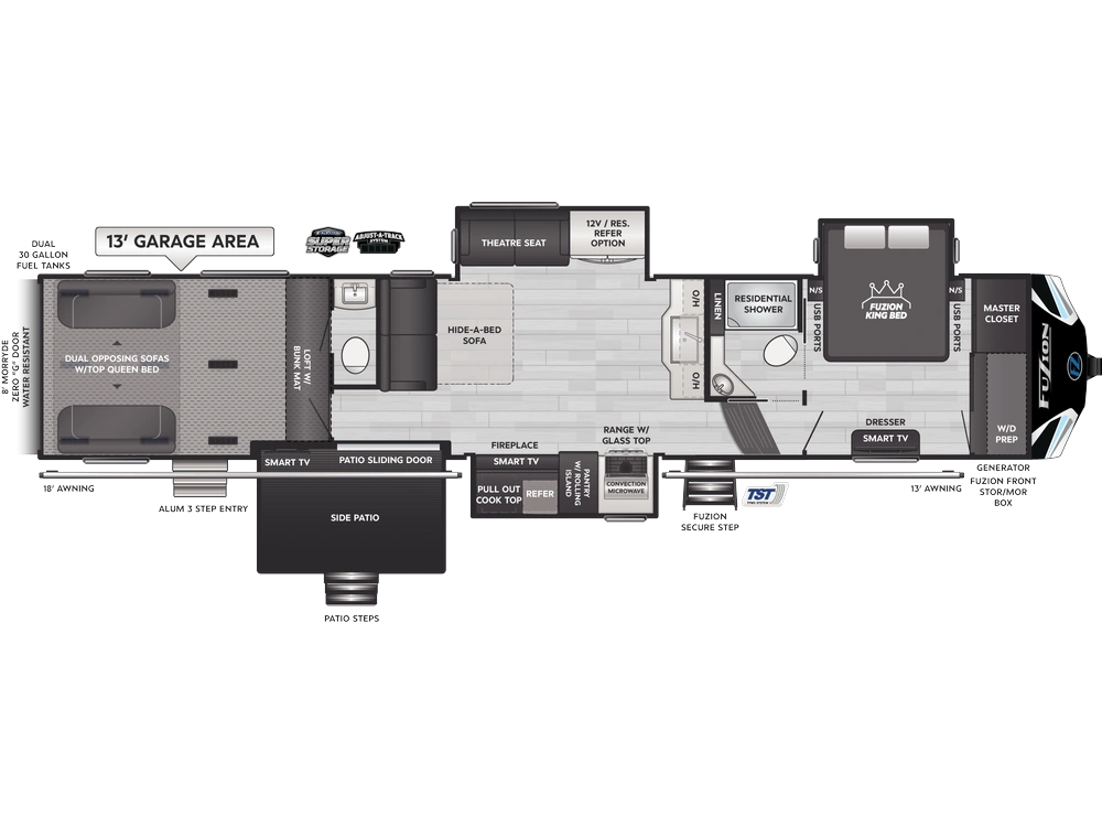 Keystone RV Fuzion Fuzion 425 2026 alt