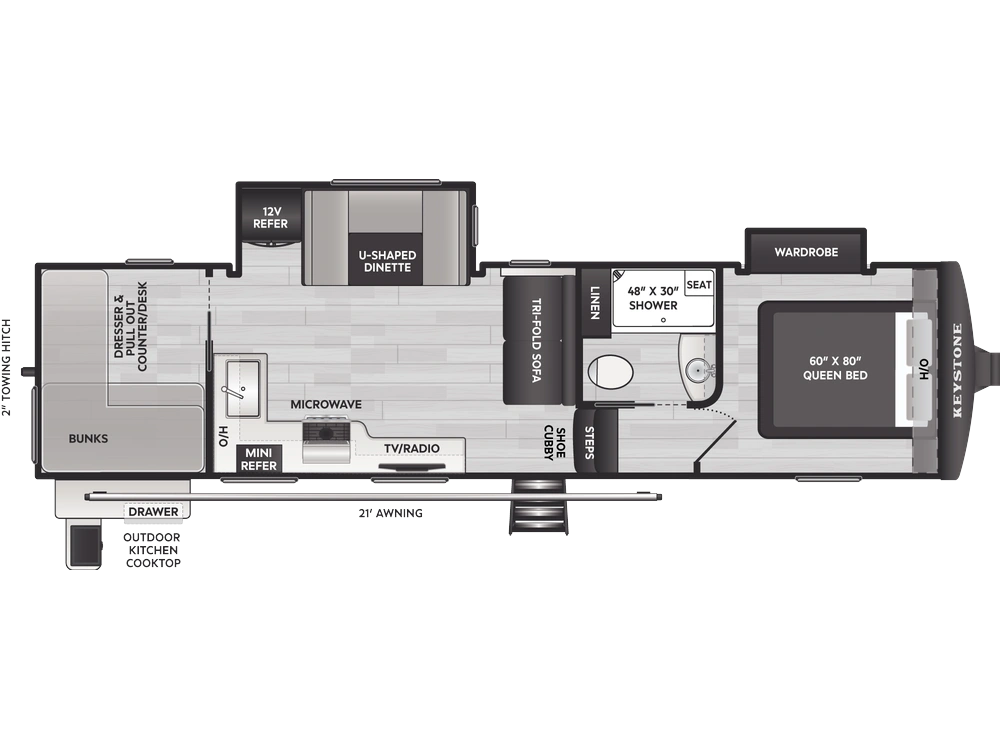 Keystone RV Arcadia Super Lite Arcadia Super Lite 308SLBH 2026 alt