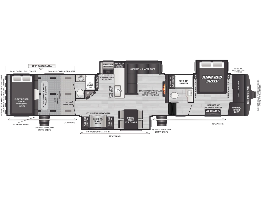 2026 Keystone RV Raptor Raptor 433 alt