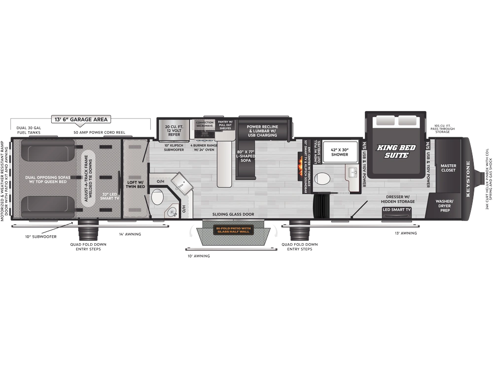 2026 Keystone RV Raptor Raptor 444 alt