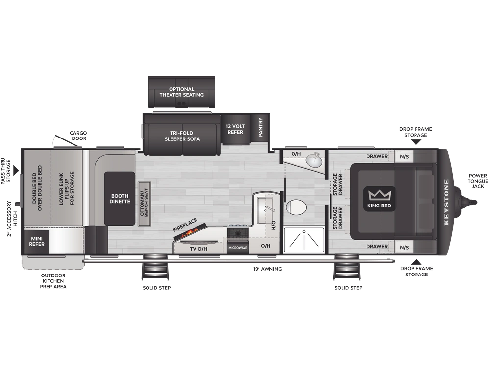 Keystone RV Cougar Half-Ton Cougar Half-Ton 30BHS 2026 alt
