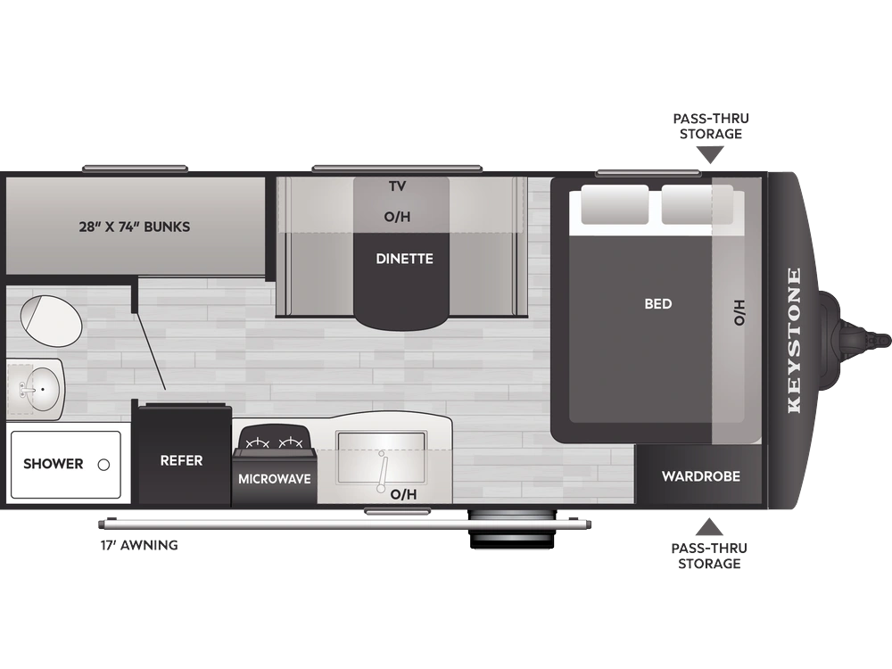 2026 Keystone RV Bullet Classic Bullet Classic 1700BH alt