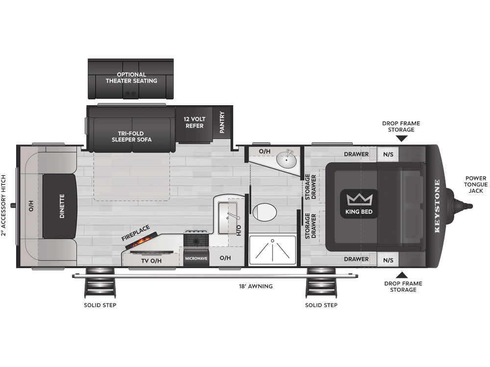 Keystone RV Cougar Half-Ton Cougar Half-Ton 25RDS 2026 alt