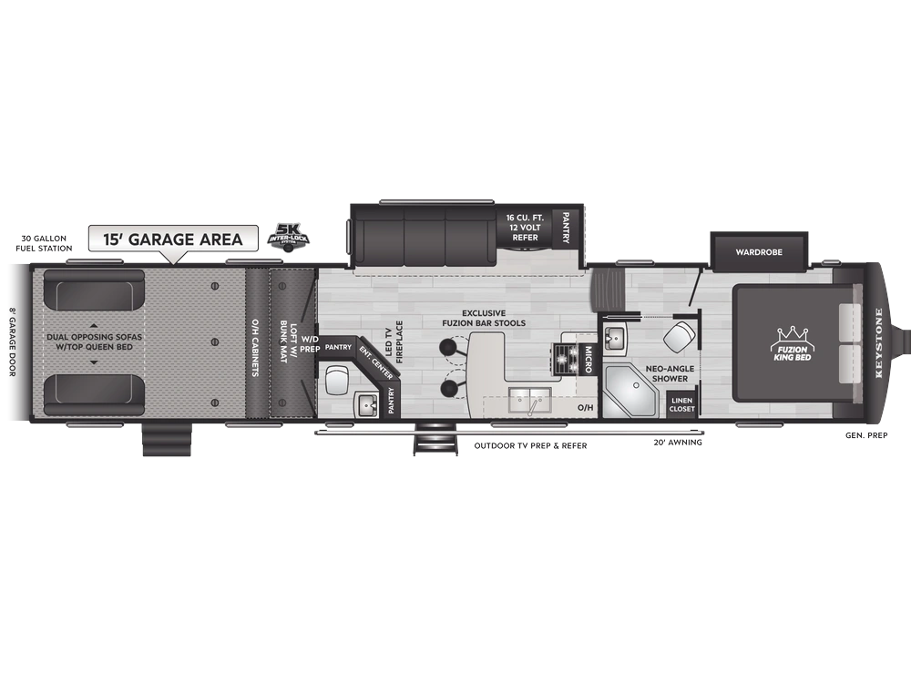 Keystone RV Fuzion Impact Edition Fuzion Impact Edition 415 2026 alt
