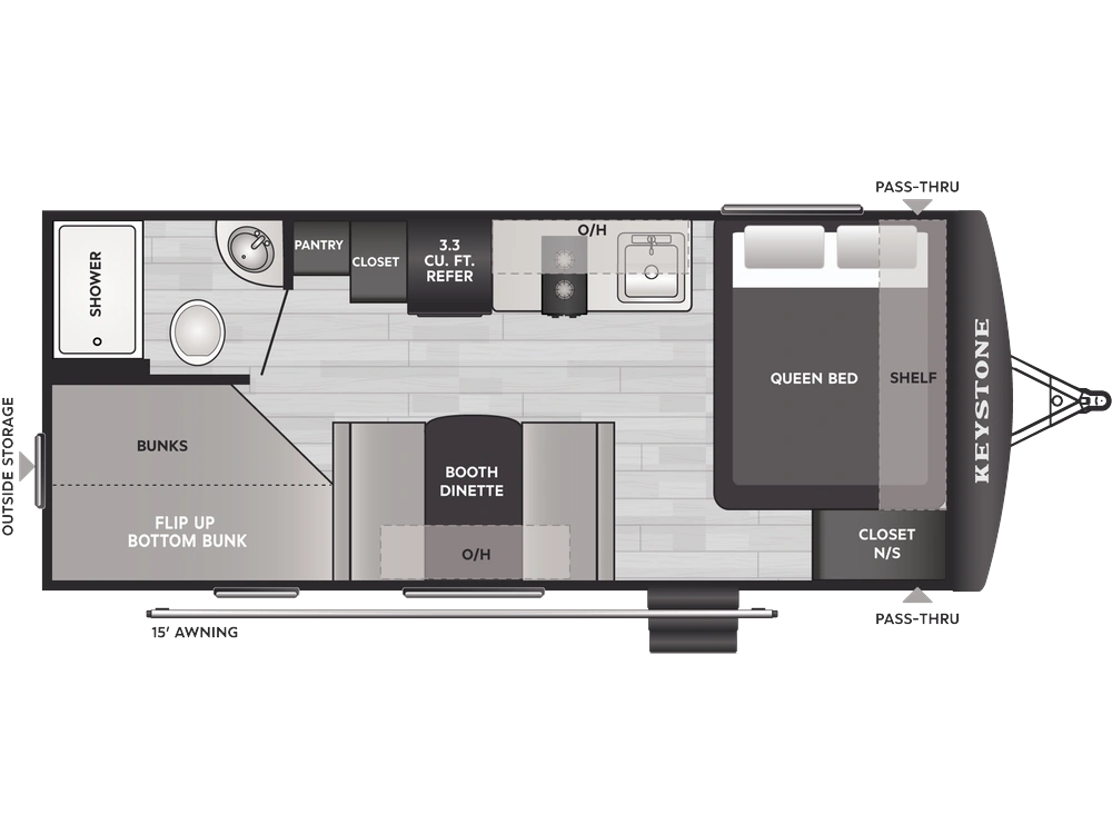 2026 Keystone RV Hideout Mini Hideout Mini 201BH alt