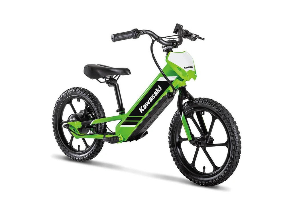 2026 Kawasaki Elektrode Elektrode 16 Lime Green Air-cooled, brushless, in-wheel alt