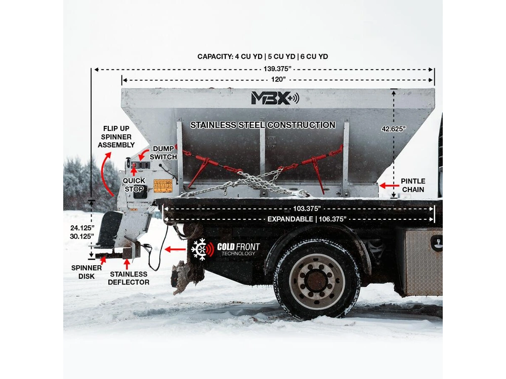 Boss Snowplow MBX+ 4-Yard Spreader MBX+ 4-Yard Spreader 2026 alt