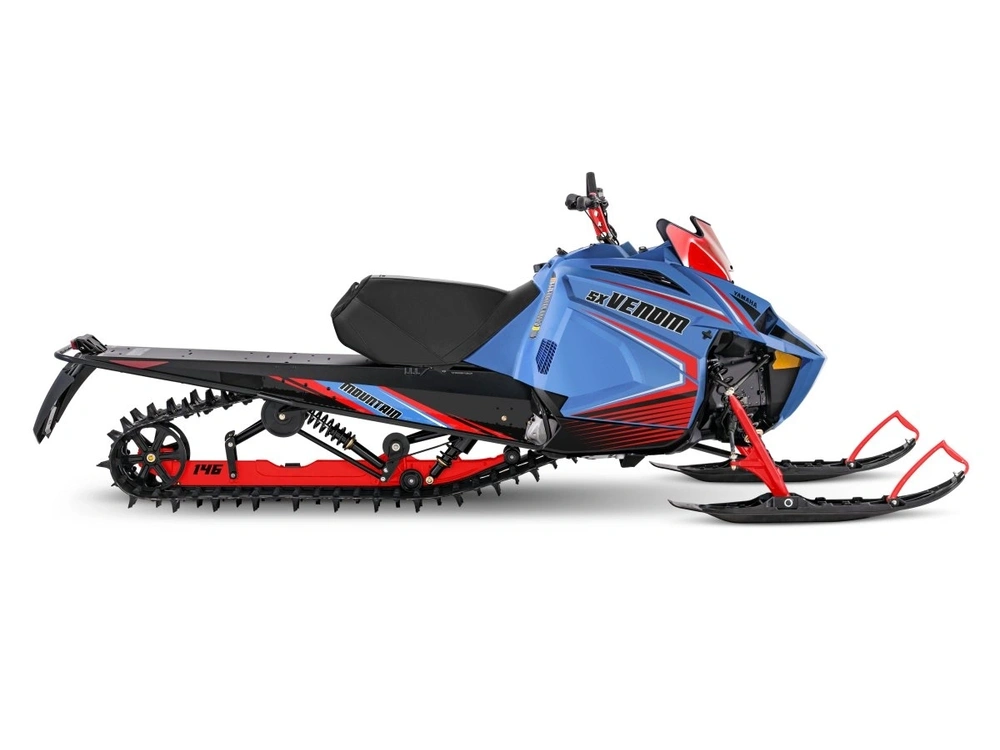 2024 Yamaha SX Venom SX Venom Mountain Ice Blue & Redline 2-Stroke / 397 cc alt