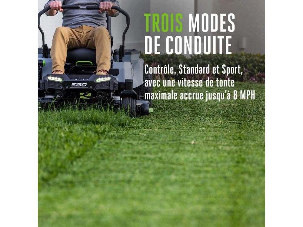 EGO Tondeuse à conducteur porté et à rayon de braquage zéro POWER+ de 42 po (6 piles de 6,0 Ah) ZT4214L Tondeuse à conducteur porté et à rayon de braquage zéro POWER+ de 42 po (6 piles de 6,0 Ah) ZT4214L 2026 alt