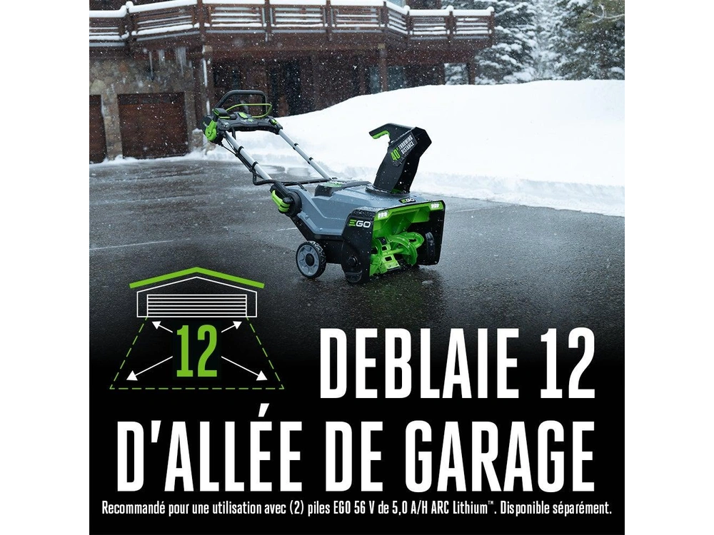 EGO Souffleuse à neige avec piles et chargeur SNT2112 Souffleuse à neige avec piles et chargeur SNT2112 2026 alt