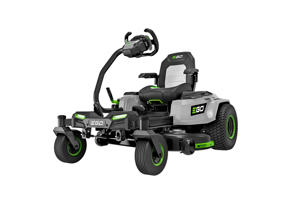 EGO Tondeuse à conducteur porté et à rayon de braquage zéro POWER+ de 42 po avec e-STEER™ (Deux 10,0 Ah et Quatre 6,0 Ah Piles) ZT4215S Tondeuse à conducteur porté et à rayon de braquage zéro POWER+ de 42 po avec e-STEER™ (Deux 10,0 Ah et Quatre 6,0 Ah Piles) ZT4215S 2026 alt