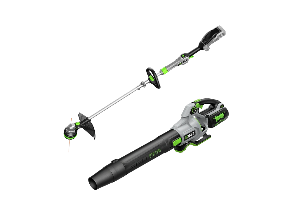 EGO Kit d’outils assortis comprenant un taille-bordure POWER+ POWERLOAD™ de 15 po avec arbre télescopique en aluminium et une souffleuse de 670 pi<sup>3</sup>/min ST6703LB Kit d’outils assortis comprenant un taille-bordure POWER+ POWERLOAD™ de 15 po avec arbre télescopique en aluminium et une souffleuse de 670 pi<sup>3</sup>/min ST6703LB 2026 alt