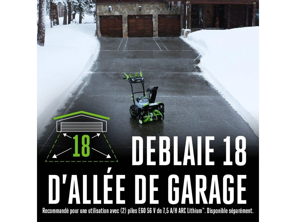 EGO Souffleuse à neige avec (4) piles et (2) chargeurs SNT2406-4 Souffleuse à neige avec (4) piles et (2) chargeurs SNT2406-4 2026 alt