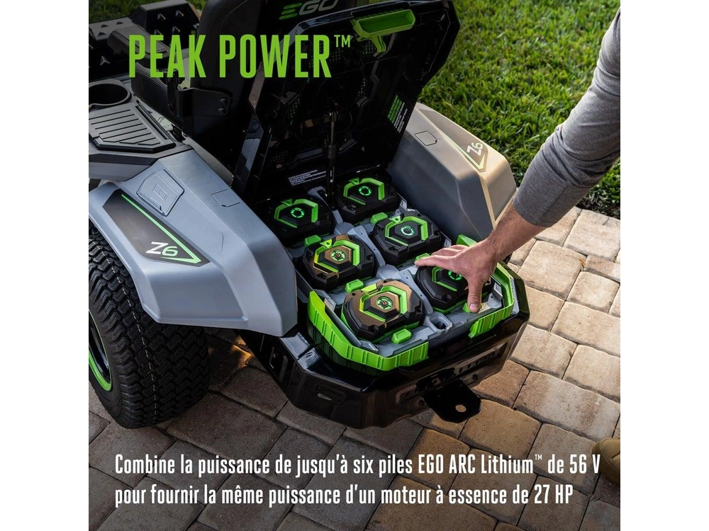 EGO Tondeuse à conducteur porté et à rayon de braquage zéro POWER+ de 52 po (Six piles de 10,0 Ah) ZT5216L Tondeuse à conducteur porté et à rayon de braquage zéro POWER+ de 52 po (Six piles de 10,0 Ah) ZT5216L 2026 alt