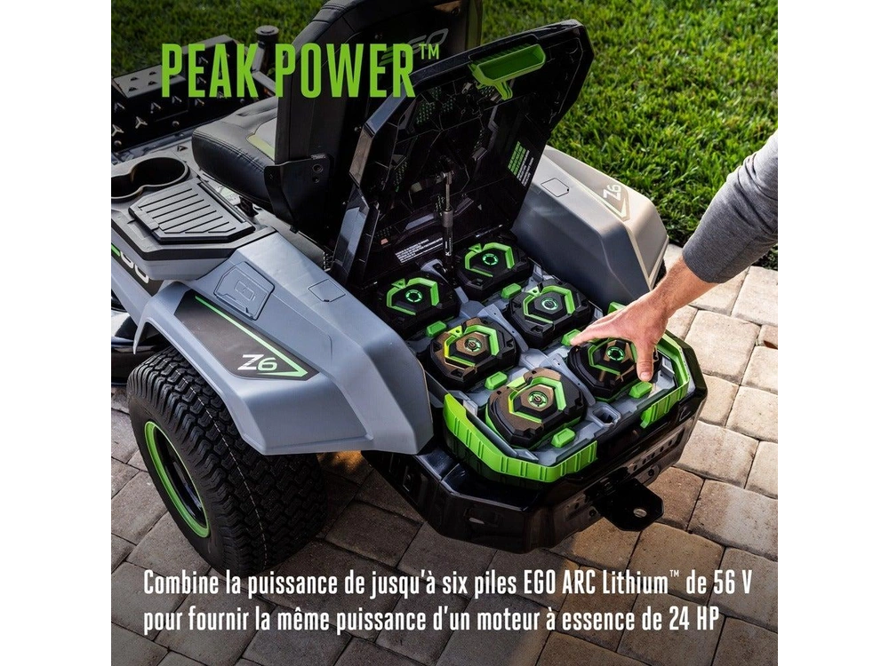 EGO Tondeuse à conducteur porté et à rayon de braquage zéro POWER+ de 42 po (6 piles de 6,0 Ah) ZT4214L Tondeuse à conducteur porté et à rayon de braquage zéro POWER+ de 42 po (6 piles de 6,0 Ah) ZT4214L 2026 alt