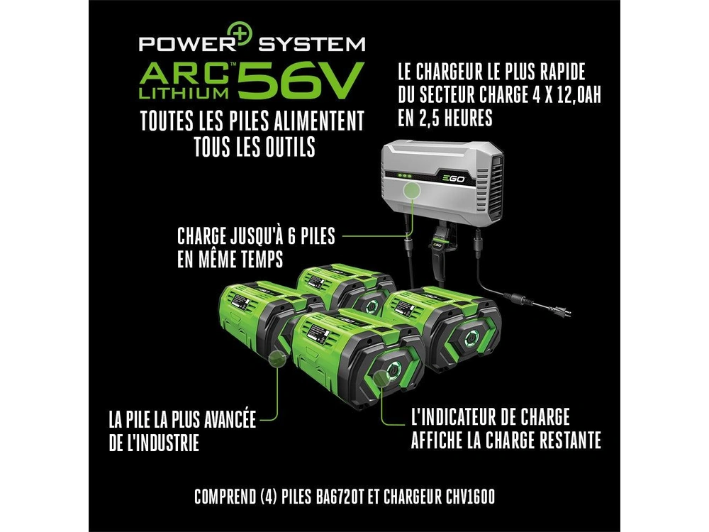 EGO Tondeuse à gazon à rayon de braquage zéro Z6 POWER+ de 42 po avec la technologie e-STEER™ Z6 ZT4205S Tondeuse à gazon à rayon de braquage zéro Z6 POWER+ de 42 po avec la technologie e-STEER™ Z6 ZT4205S 2026 alt