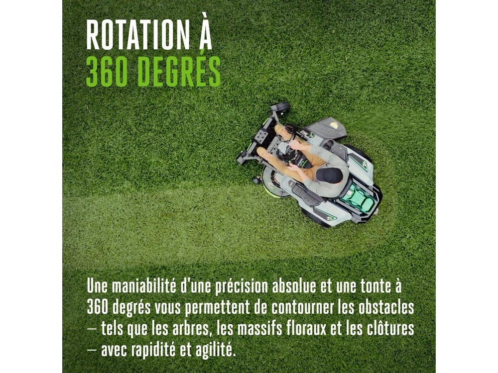 EGO Tondeuse à conducteur porté et à rayon de braquage zéro POWER+ de 52 po (Six piles de 10,0 Ah) ZT5216L Tondeuse à conducteur porté et à rayon de braquage zéro POWER+ de 52 po (Six piles de 10,0 Ah) ZT5216L 2026 alt