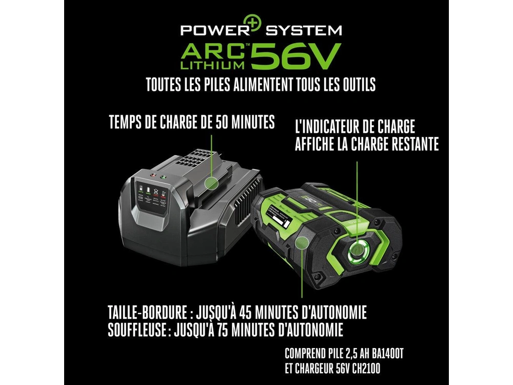 EGO Kit d’outils assortis avec taille-bordure POWER+ POWERLOAD™ de 15 po avec arbre télescopique en aluminium et souffleuse de 615 pi<sup>3</sup>/min ST6151LB Kit d’outils assortis avec taille-bordure POWER+ POWERLOAD™ de 15 po avec arbre télescopique en aluminium et souffleuse de 615 pi<sup>3</sup>/min ST6151LB 2026 alt
