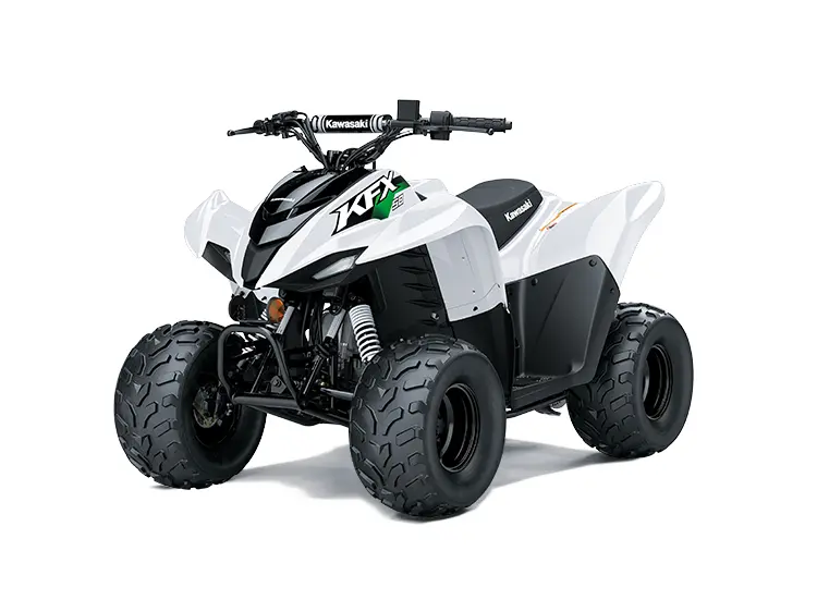 2027 Kawasaki KFX50 Bright White