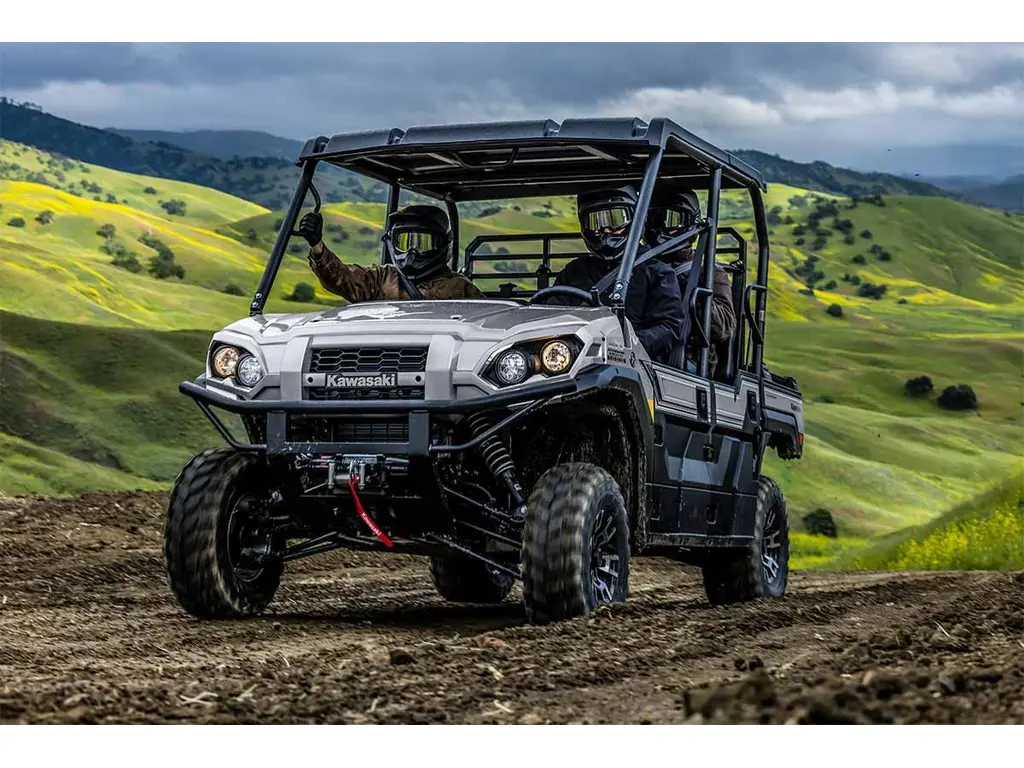 2027 Kawasaki MULE PRO-FXT 1000 LE RANCH EDITION Metallic Phantom Silver