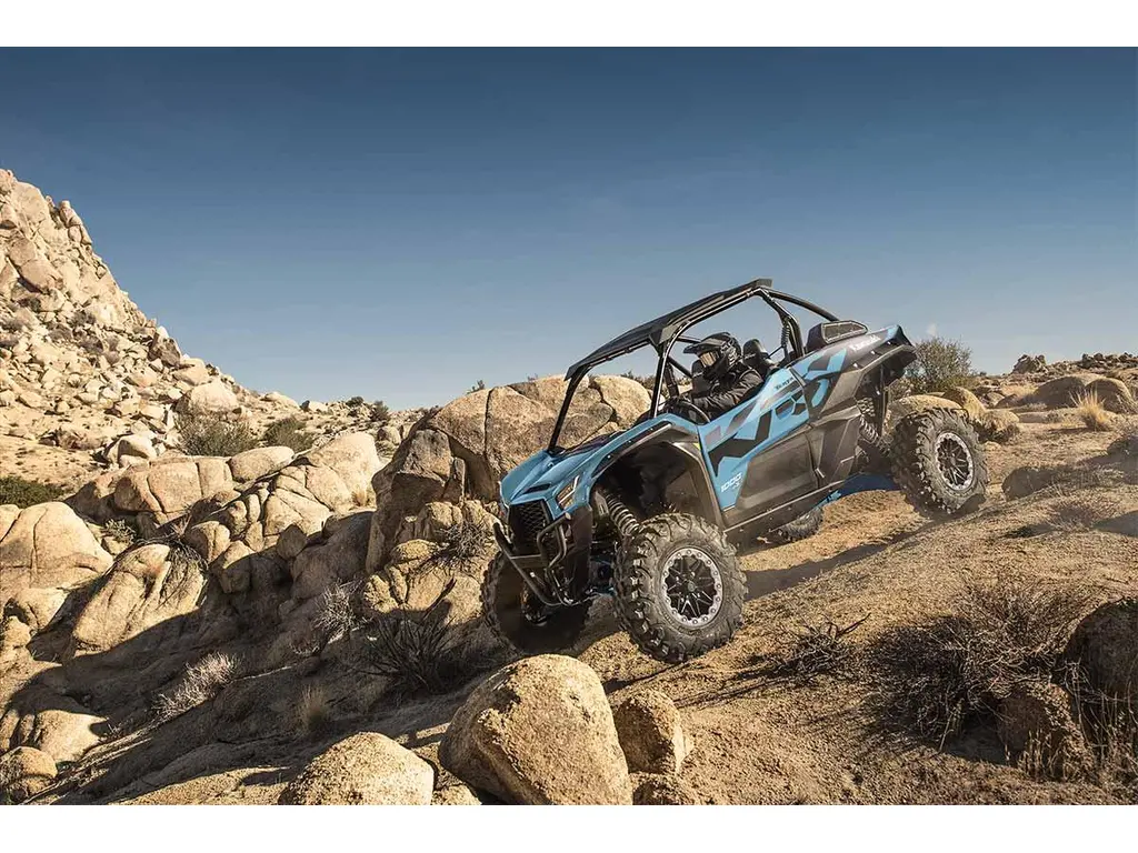 2027 Kawasaki TERYX KRX 1000 eS Sky Blue / Ebony