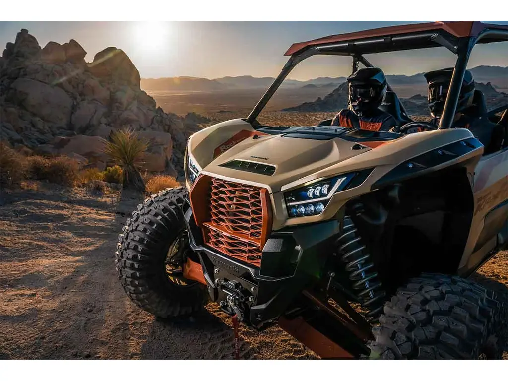 2027 Kawasaki TERYX KRX 1000 ROCK EDITION Matte Dark Beige / Brownish Orange
