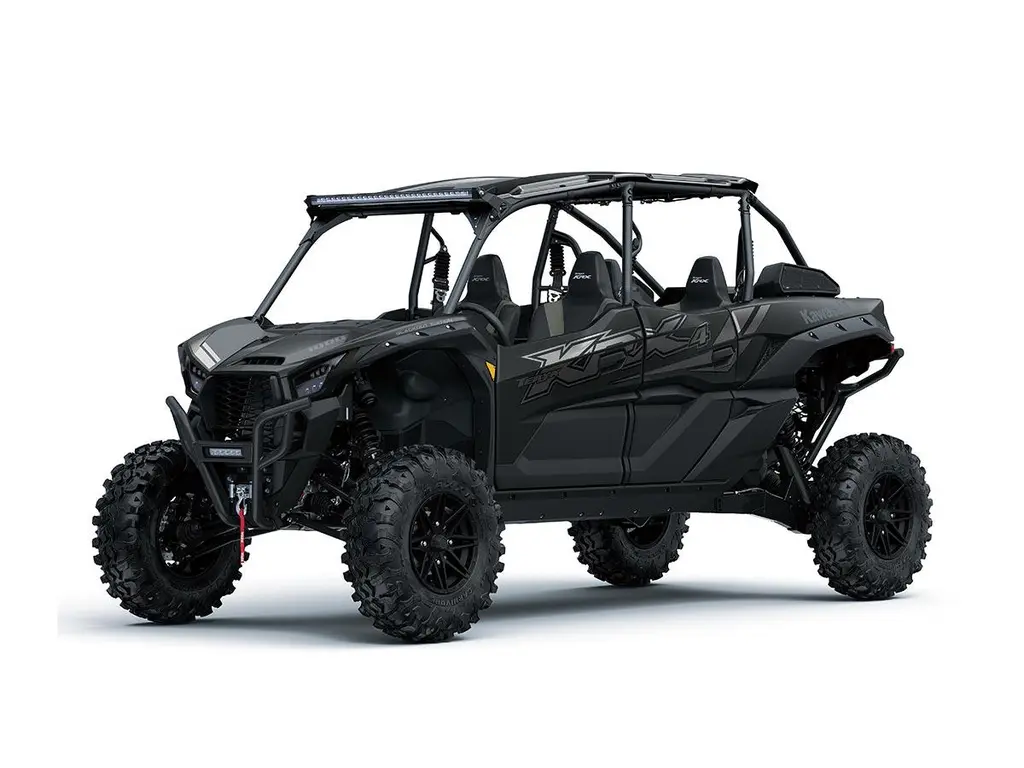 2027 Kawasaki TERYX KRX4 1000 BLACKOUT EDITION Flat Ebony