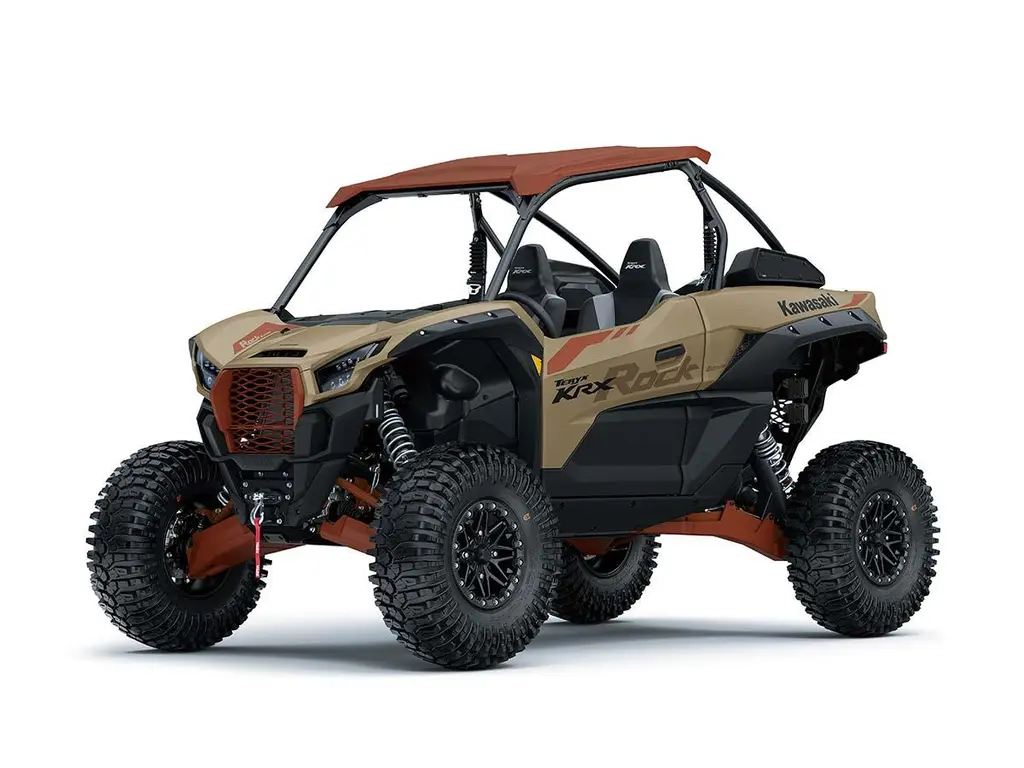 2027 Kawasaki TERYX KRX 1000 ROCK EDITION Matte Dark Beige / Brownish Orange
