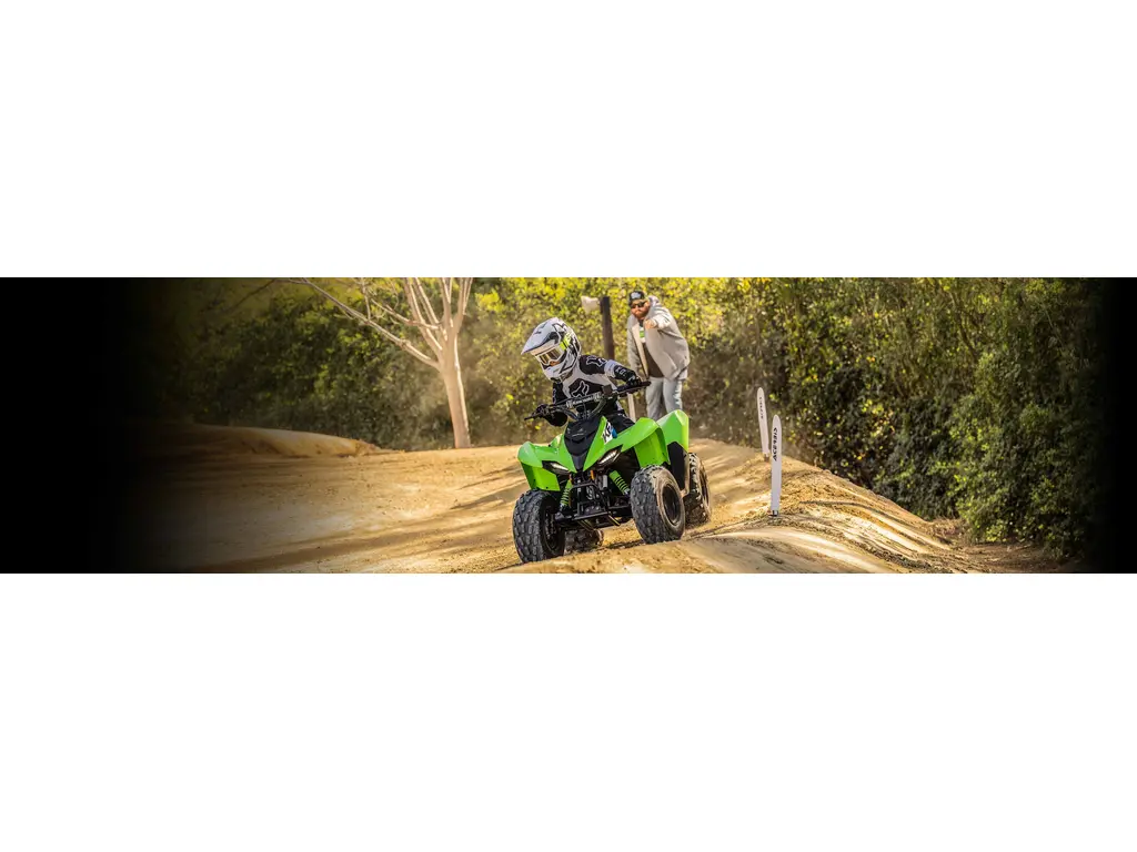 2027 Kawasaki KFX90 Bright White