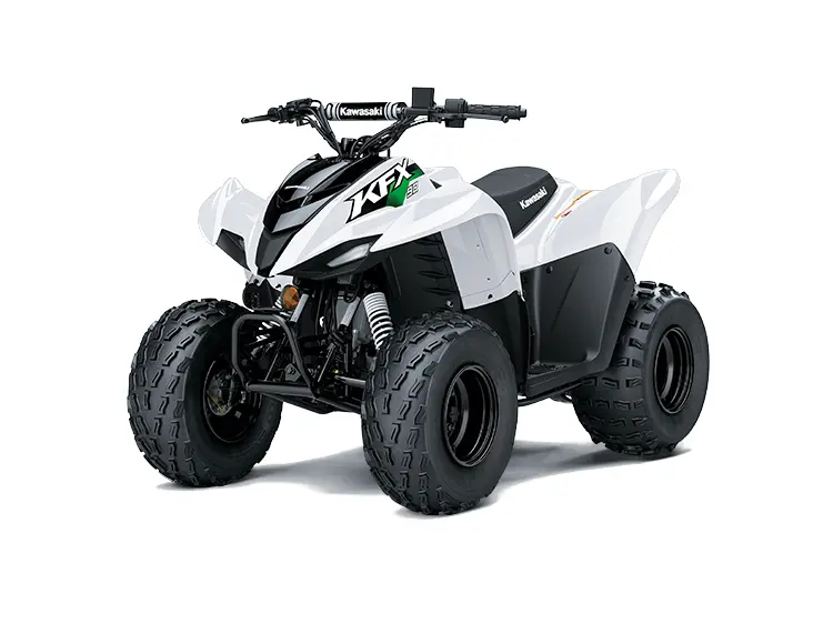 2027 Kawasaki KFX90 Bright White