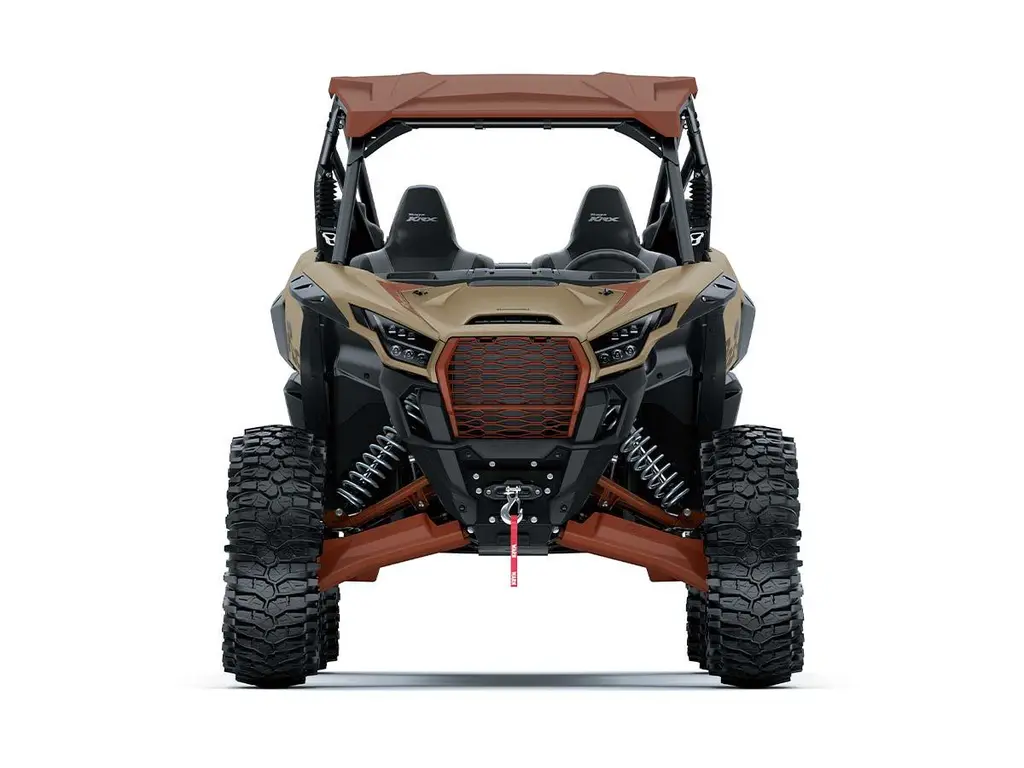 2027 Kawasaki TERYX KRX 1000 ROCK EDITION Matte Dark Beige / Brownish Orange