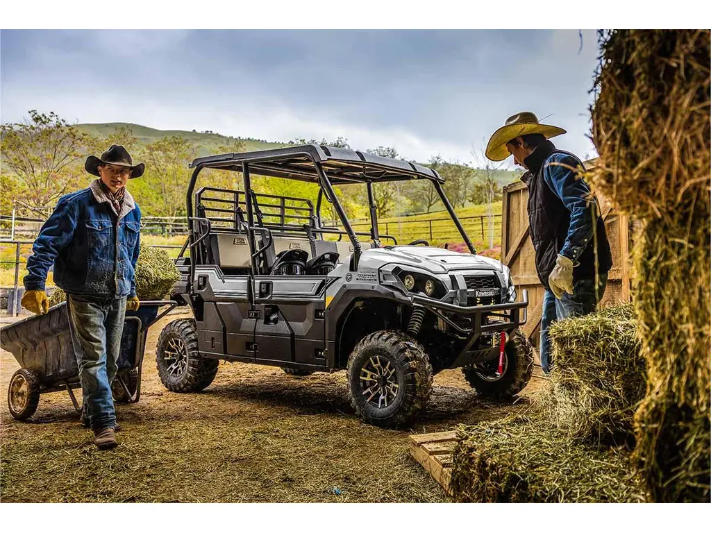 2027 Kawasaki MULE PRO-FXT 1000 LE RANCH EDITION Metallic Phantom Silver